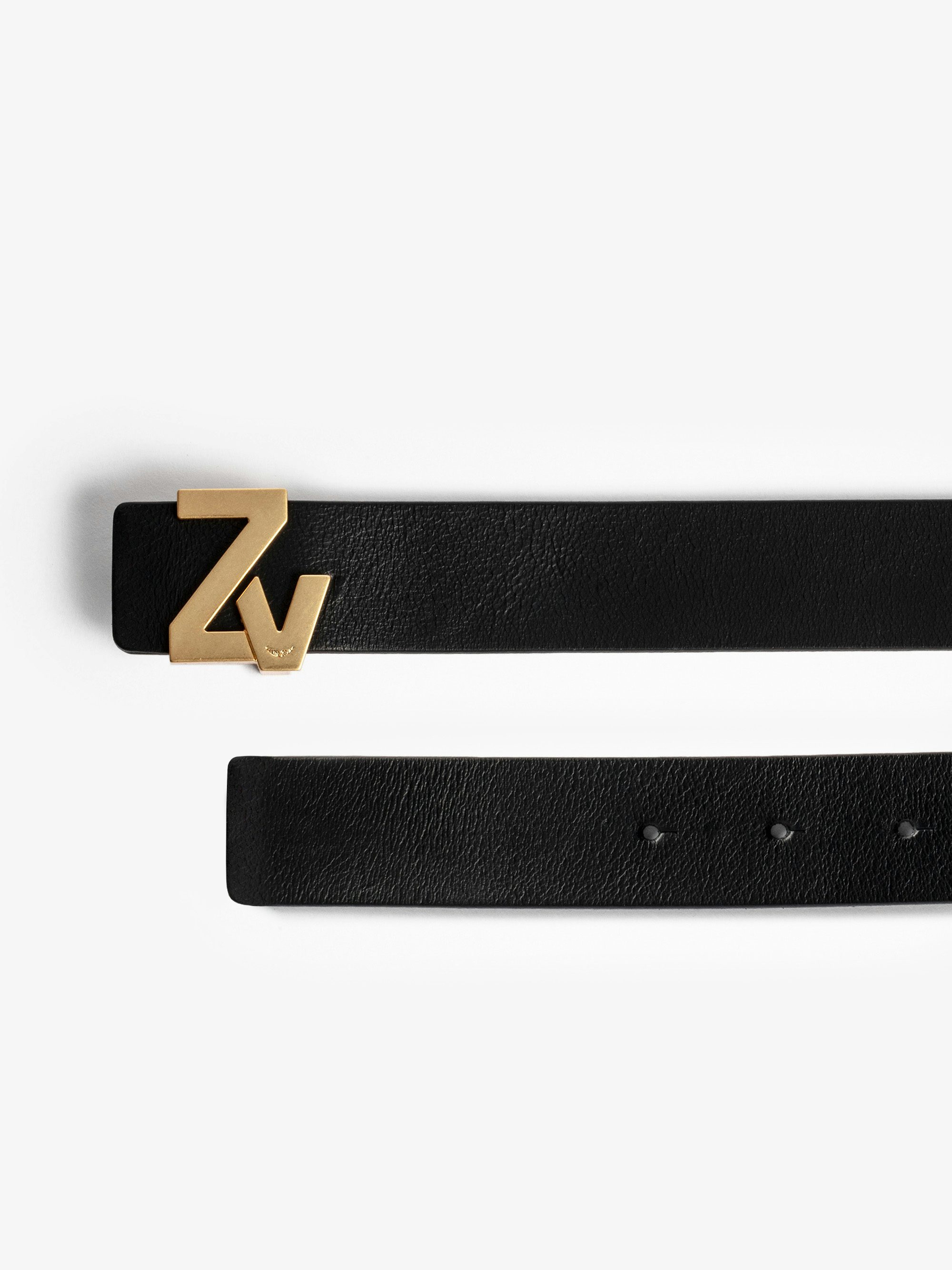 ZV Initiale Belt - 40mm wide ZV Initiale leather belt.